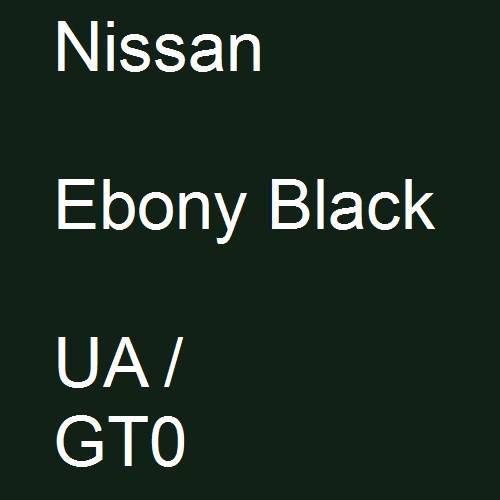 Nissan, Ebony Black, UA / GT0.